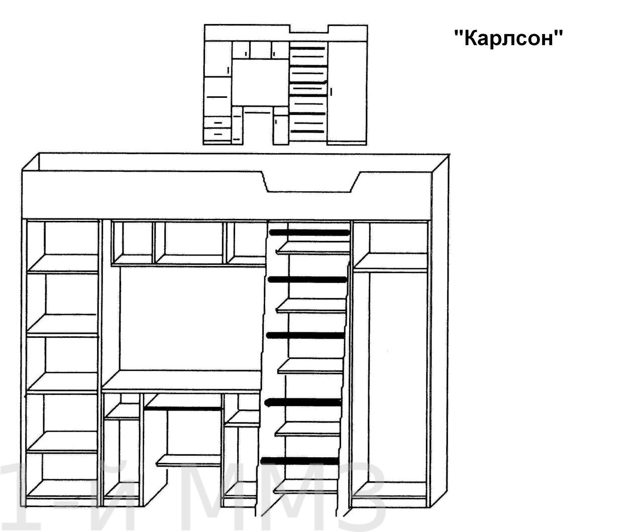 Тумба комбинированная мокко мини схема сборки